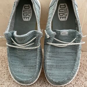 Hey Dude Youth Boys Wendy Youth Sport Mesh Light Blue Size 1